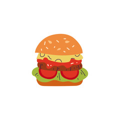 Burger and hamburger icon