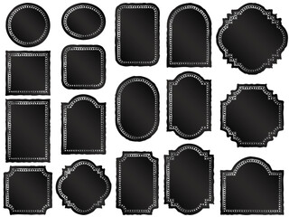 ラベル筆、丸線、6白