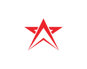 Obraz premium Star Logo Template