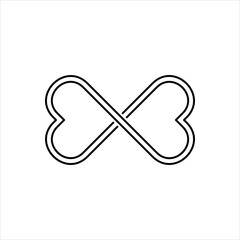 Gear icon settings line. Simple glyph web symbol vector design and illustration.