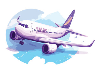 airplane vector art