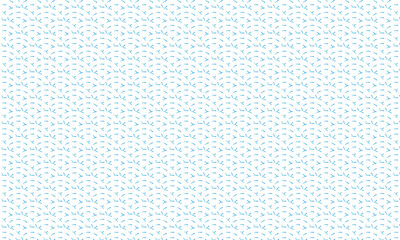 3本の破線から成る水色のグラデーションがかかった青海波模様