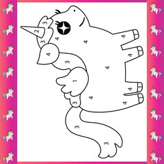  Unicorn Colouring Book: Fun Activity Colouring Book For Children