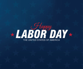Happy Labor Day vector illustration on background