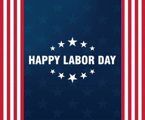 Happy Labor Day vector illustration on background