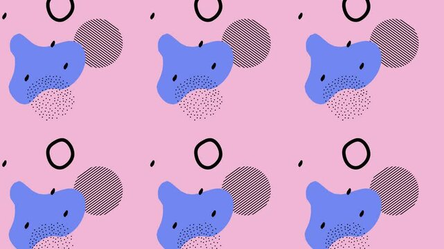 Cute baby tropical sea animals cartoon vector illustration seamless pattern fun water wallpaper