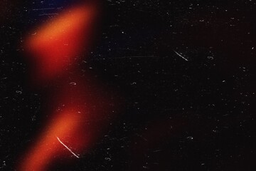 Background of retro film overly, image with scratch, dust and light leaks © Sami