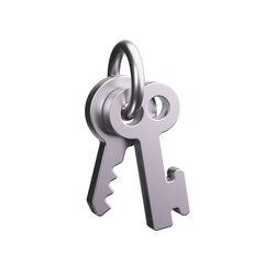 Key 3d render icons
