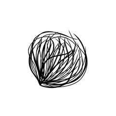 tumbleweed icon handdrawn 
