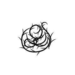 tumbleweed icon handdrawn 