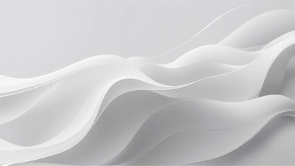 Abstract background with white gradient and flowing line.