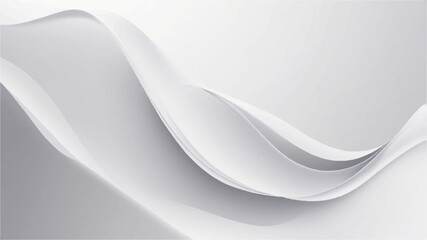 Abstract background with white gradient and flowing line.