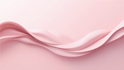 Abstract background with soft pink gradient and flowing line.