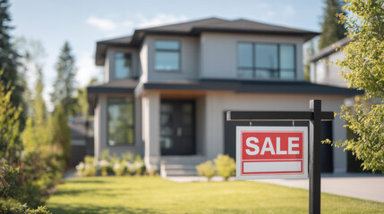 A house waiting to be sold
