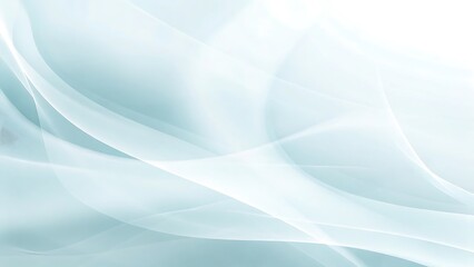 Abstract soft blue and white background with flowing lines and elegant curves