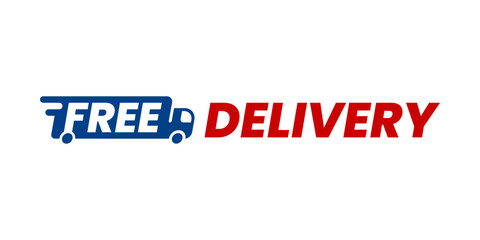 Free Delivery Icon – Fast Shipping Graphic for E-commerce Promotions