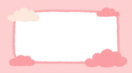 Pink chat bubble box
