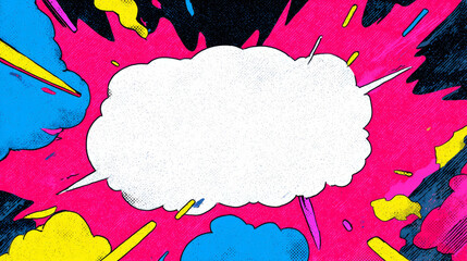Chat bubble boxes with rich colors
