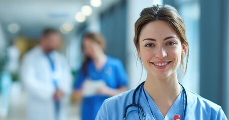 Hospital Staffing Interview With Woman. High quality