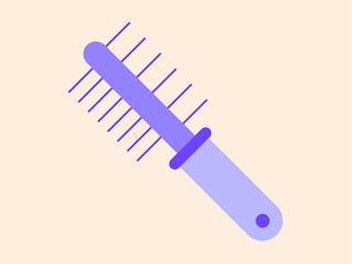 Comb icon. Pets vector icon. Simple flat icon.