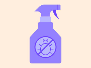 Flea spray icon. Pets vector icon. Simple flat icon.