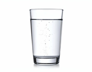 Crystal Clear Water Glass Refreshing Hydration and Purity