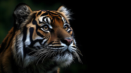 Fototapeta premium Close-up portrait of a tiger.