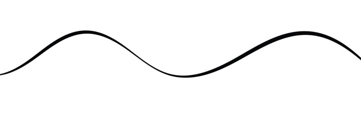 Black on white Horizontal zig zag line wave element. undulating zigzag, crisscross stripes . Vector Illustration . EPS 20 .  