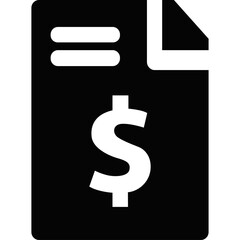 Dollar sign icon set presents various money symbols for business and finance, including currency signs like dollar, euro, and pound in web design
