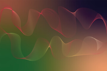 abstract vector background with waves