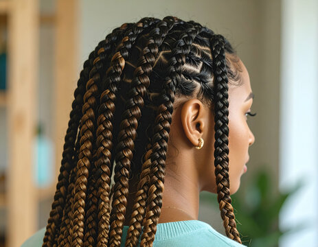 Elegant Cornrow Braids A Detailed Look at this Protective Hairstyle