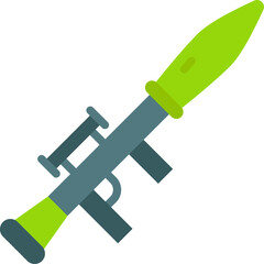 bazooka illustration on a white background   