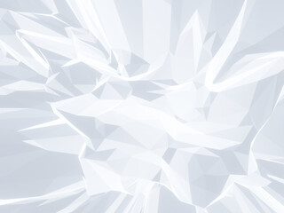 Abstract white ice crystals background