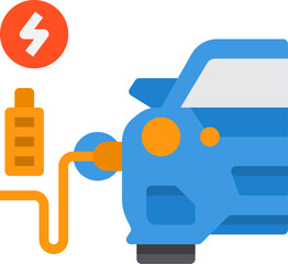 charging station  illustration on a white background   