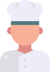 chef illustration on a white background   