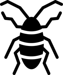 cicada illustration on a white background   