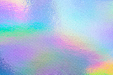 Holographic rainbow foil iridescent texture abstract hologram background