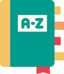 dictionary illustration on a white background   