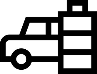 electric car illustration on a white background    