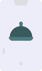 food app illustration on a white background  