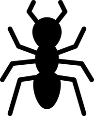Formicidae illustration on a white background    