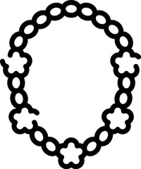 garland illustration on a white background   