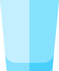 glass illustration on a white background  