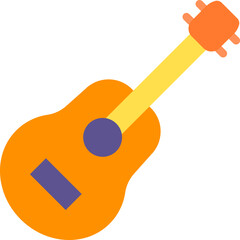 guitar illustration on a white background   