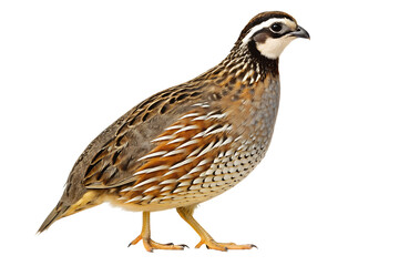 Fototapeta premium Northern Bobwhite Quail A Detailed Look at this North American Bird