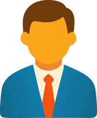 Businessman icon illustration
