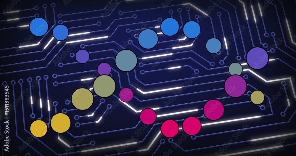 Poster image of medical data processing and processor socket over dark background