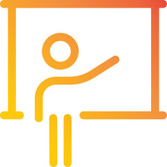 presentation illustration on a white background       
