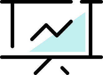 presentation illustration on a white background        