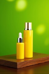 yellow skincare product